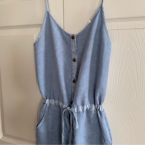 REVOLVE Young Fabulous and Broken Kaia Jumpsuit in Blue Stone Potassium Wash - Picture 5 of 8